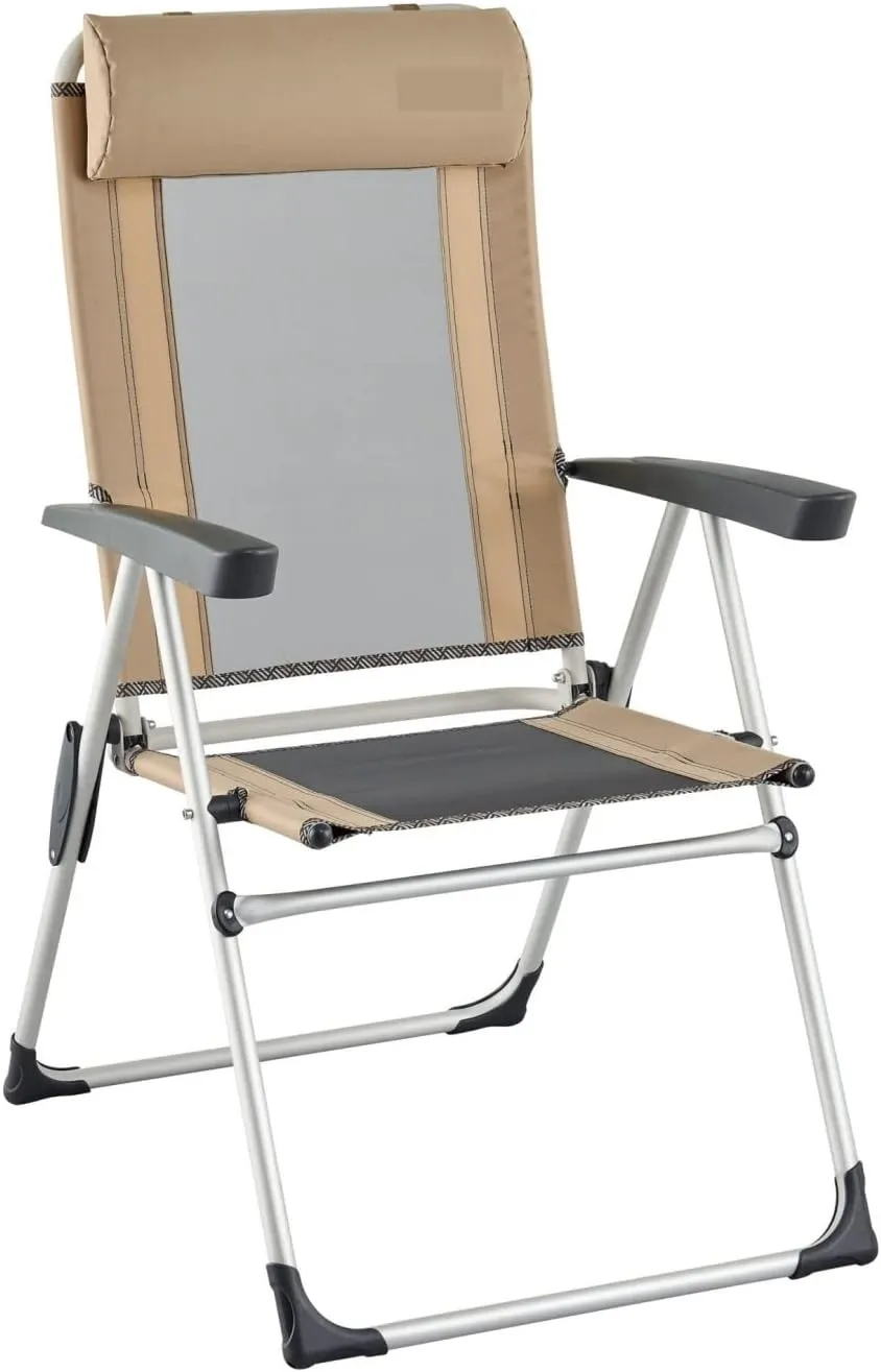 Camping Chair Folding Chair Portable Chair Outdoor Deck Chair Portable Armchair Fishing Camping Seat Stool with Adjustable Backrest and Breathable Mesh Backrest Camping Chairs for Adults
