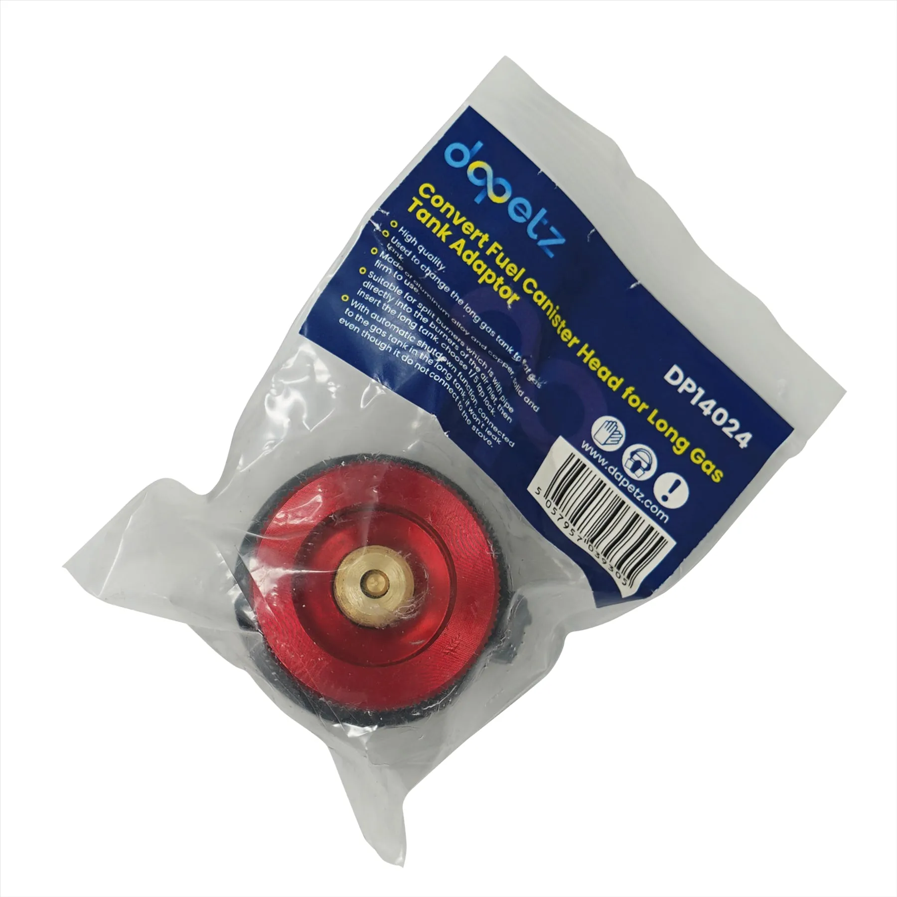Camping Stove Butane Gas Adapter Convert Fuel Canister Head for Long Gas Tank