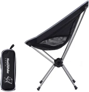 campung Chair, Portable Aluminum Alloy Camping Chair,Outdoor Folding Chair Portable Lounge Armchair Fishing Fold Up Stool Oxford ClotFoldable Seat witStorage Bag