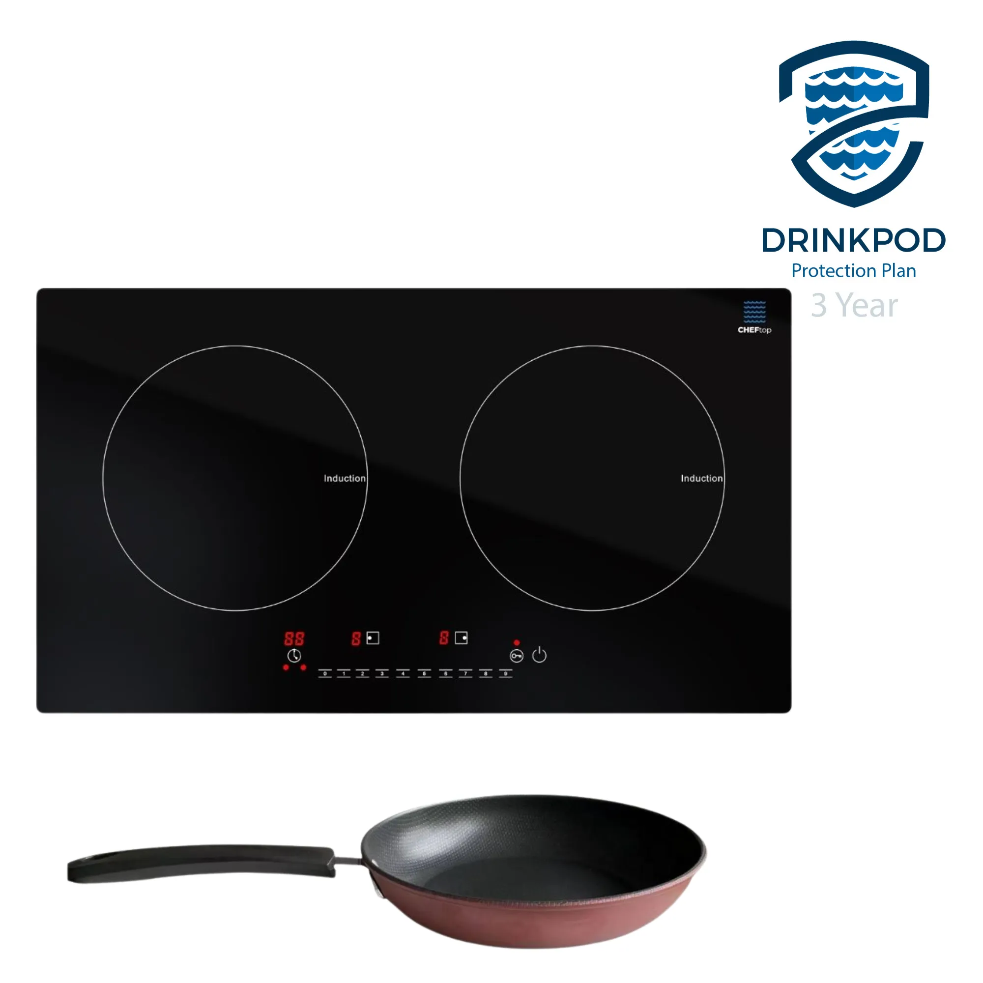 CHEFTop Pro - Dual Burner Induction Cooktop With Optional Induction Pan