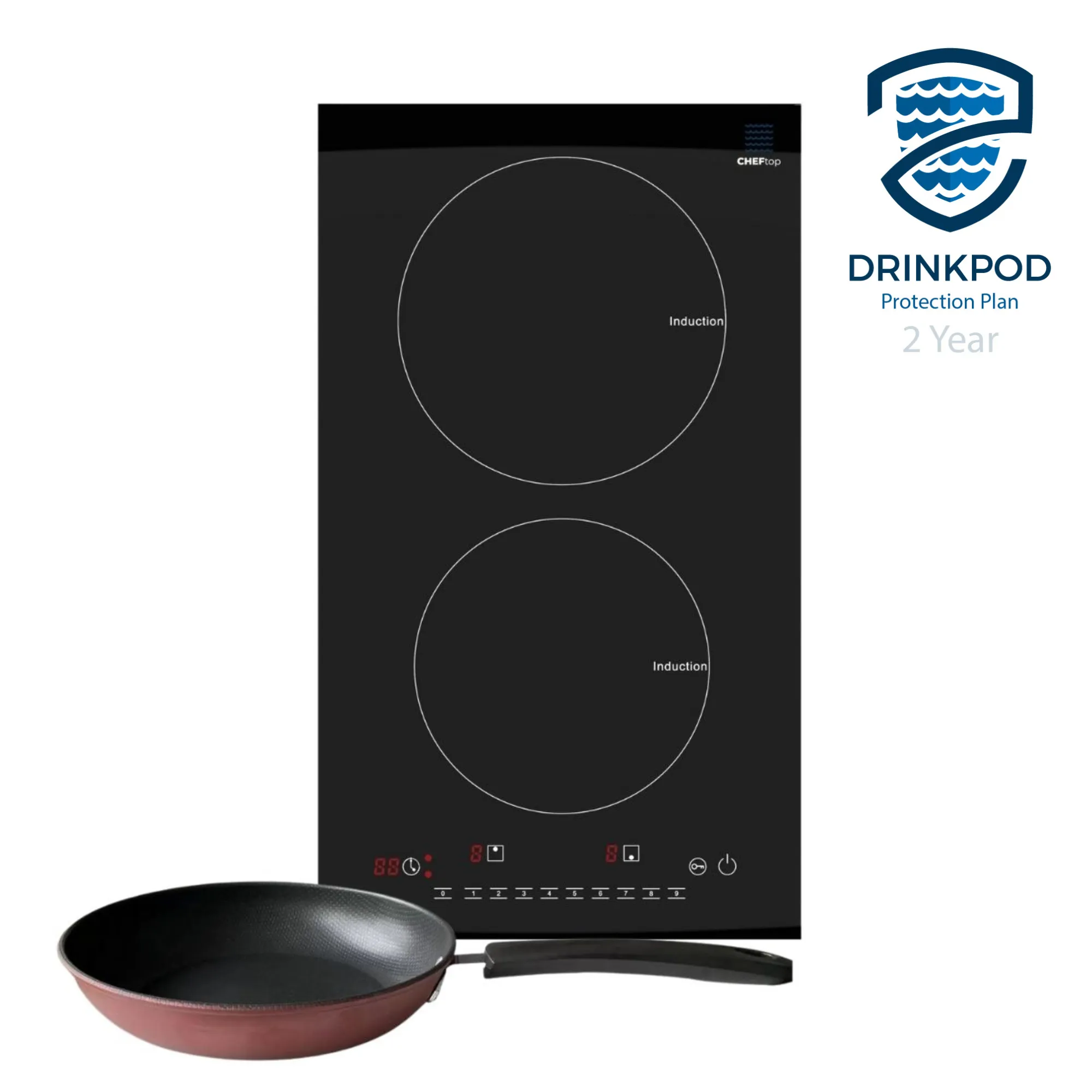 CHEFTop Pro - Dual Burner Induction Cooktop With Optional Induction Pan