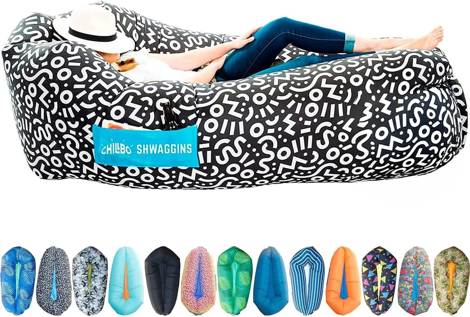 Chillbo Inflatable Couch – Cool Inflatable Chair. Upgrade Your Camping Accessories. Easy Setup is Perfect for Hiking Gear, Beach Chair and Music Festivals.