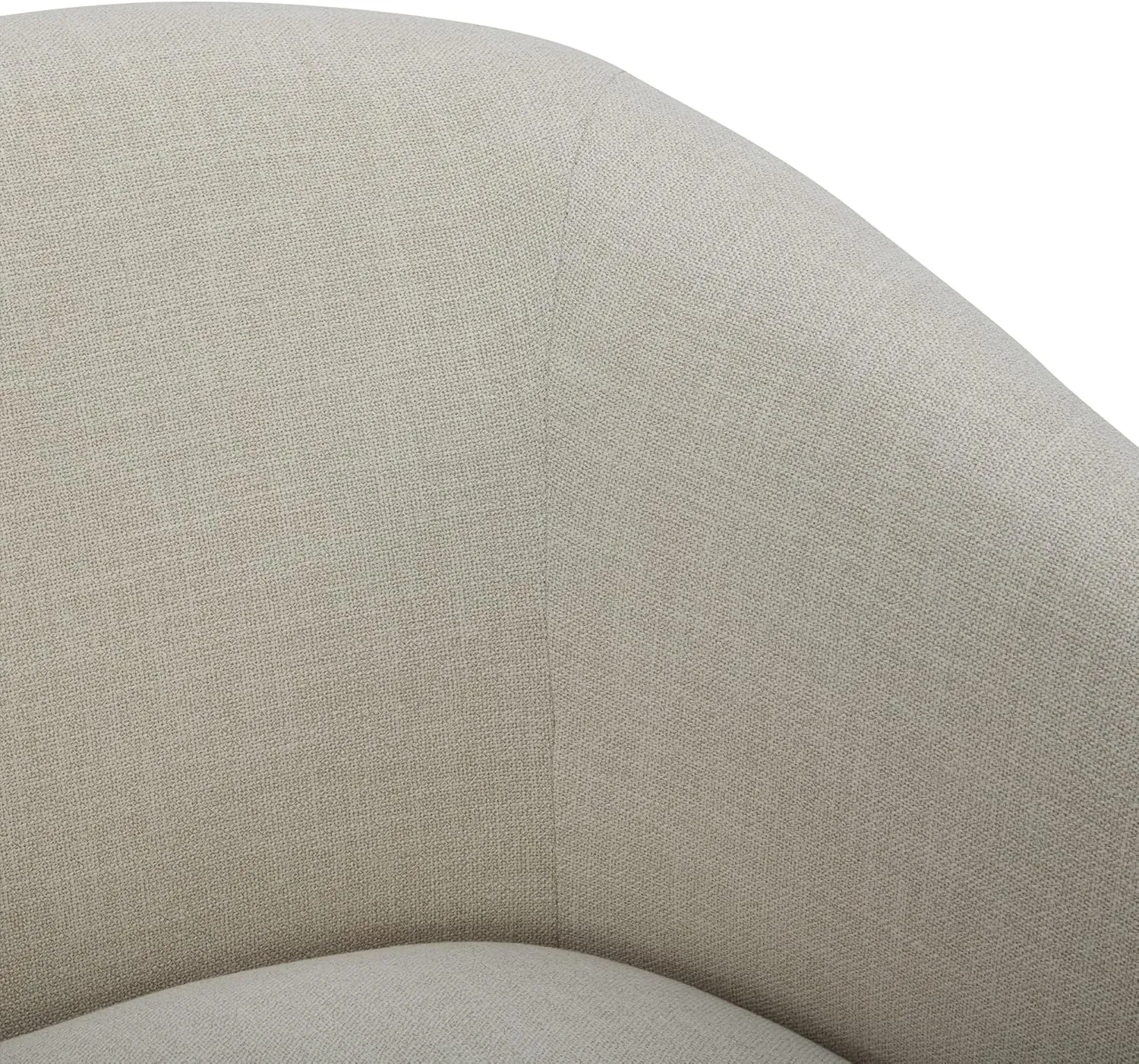 CHITA Swivel Accent Chair, FSC Certified Upholstered Fabric Barrel Chair for Living Room Set of 2, Fully Assembled, Linen