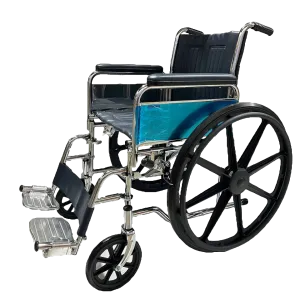 Chrome Detachable Wheelchair