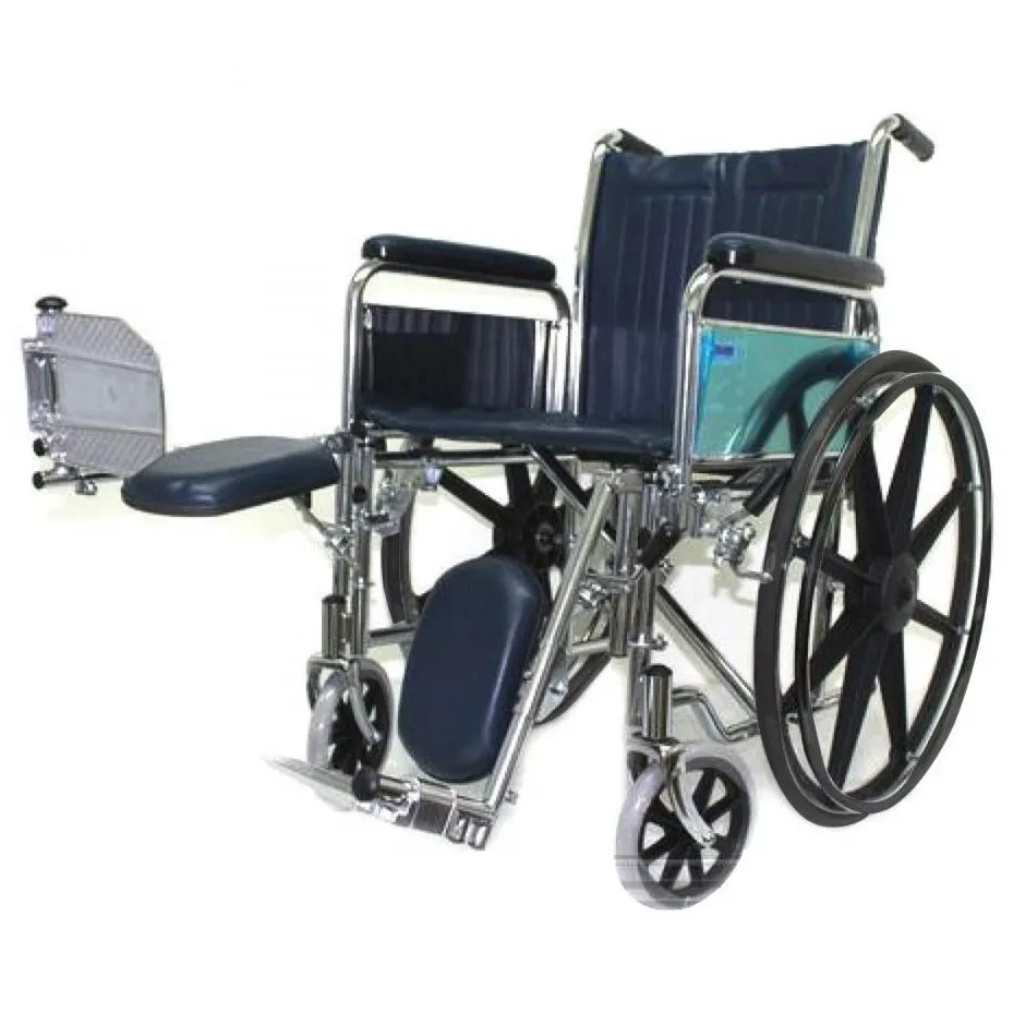 Chrome Elevating Wheelchair