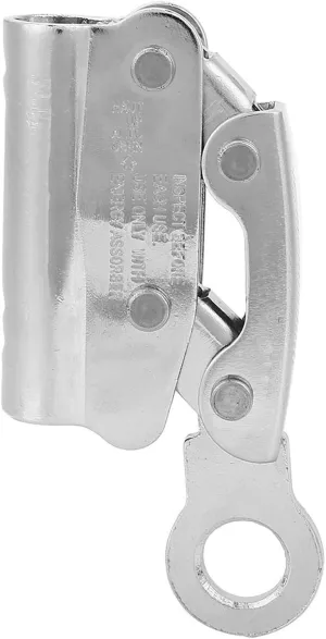 Climbing Descende Rope Grab,Alloy Steel Climbing Double Stop Descender Self Braking Self Locking Rappelling Belay Devices for Climbing, High Altitude Manipulation,15 X 6.7 X 1.9cm