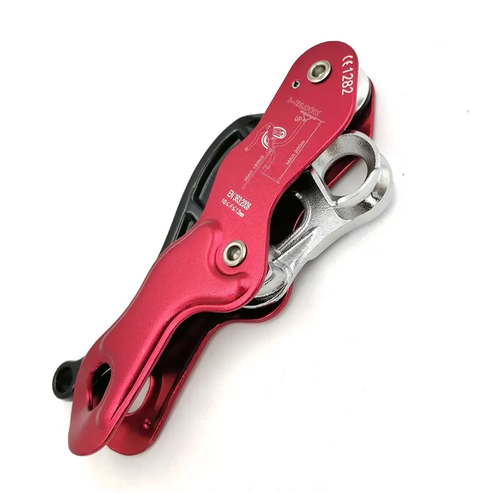 Climbing Gear Ascender & Descender – 150kg/330lb Belay Devices for 10-12mm Rope