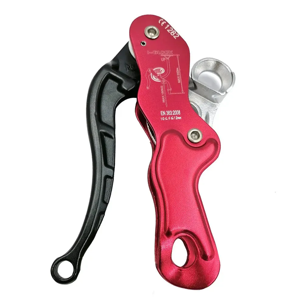 Climbing Gear Ascender & Descender – 150kg/330lb Belay Devices for 10-12mm Rope