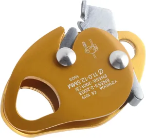 Climbing Rope Descender Auto Lock Gear for Rappel Ring Climbing Aluminium Alloy