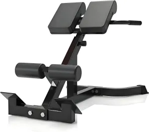 ComMax Roman Chair Back Hyperextension Bench Adjustable Back Exercise Machine Home Gym Workout Equipment for Abs and Glute