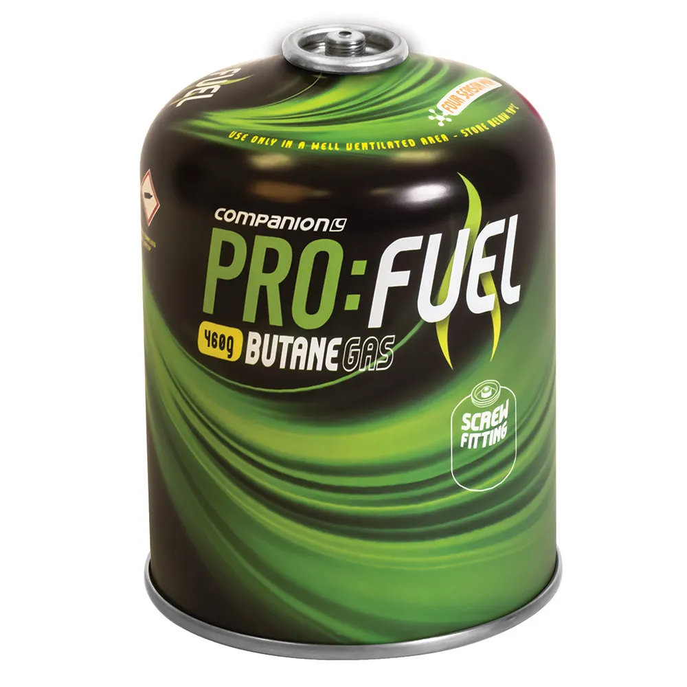 Companion Pro Fuel Gas Butane/Isopropane/Propane Mix with Lindal Valve