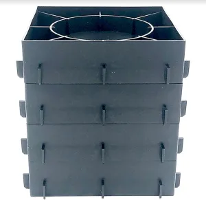 Connectors to Connect Our Bed Risers - Works Only with Our Huge 5.5 Inch Bed Risers, Not to Be Used Alone for Support, to Create up to an Additional 10 Inches of Height! Set of 4