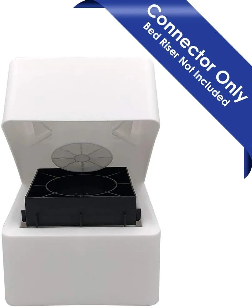 Connectors to Connect Our Bed Risers - Works Only with Our Huge 5.5 Inch Bed Risers, Not to Be Used Alone for Support, to Create up to an Additional 10 Inches of Height! Set of 4