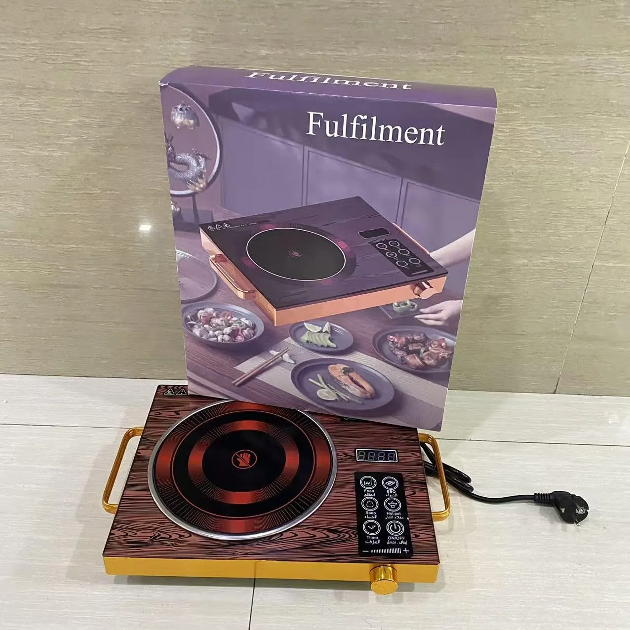 Cooking stoves,Portable Induction Cooktop, Hot Plate Electric Stove Top Burner 1800W, 8 Temp Levels up to 460°F, Auto-Off & Pot Detection, LED Display, Child Lock, 4 Programs, Burners for Cooking