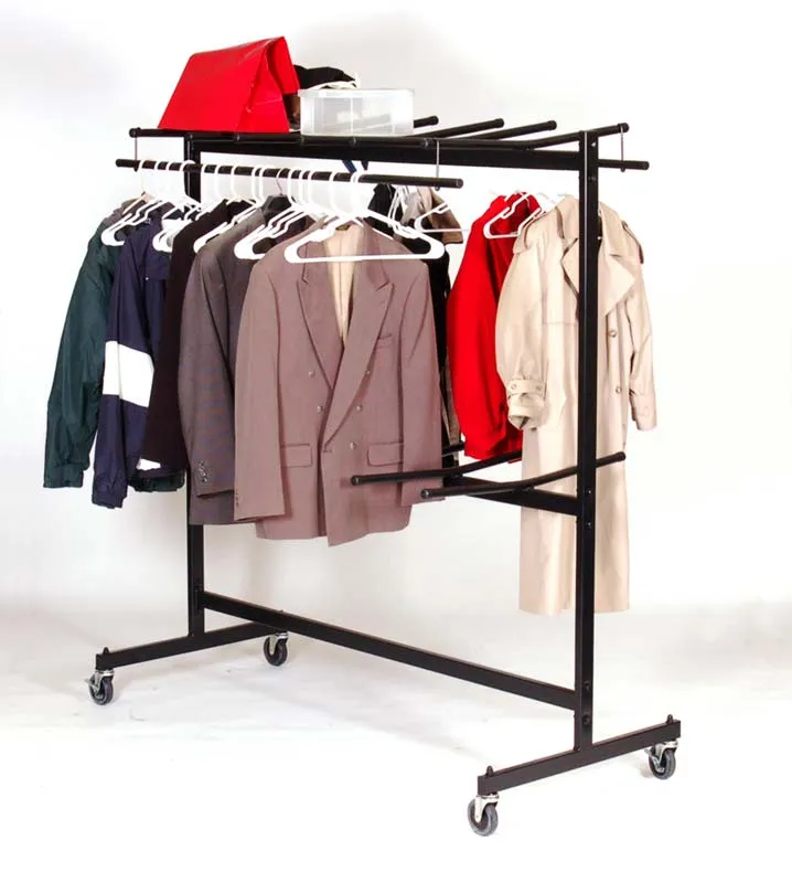 Correll - Hanging Folding Chair Cart with Coat Rack - 31" W x 68" L (C84-C-33)