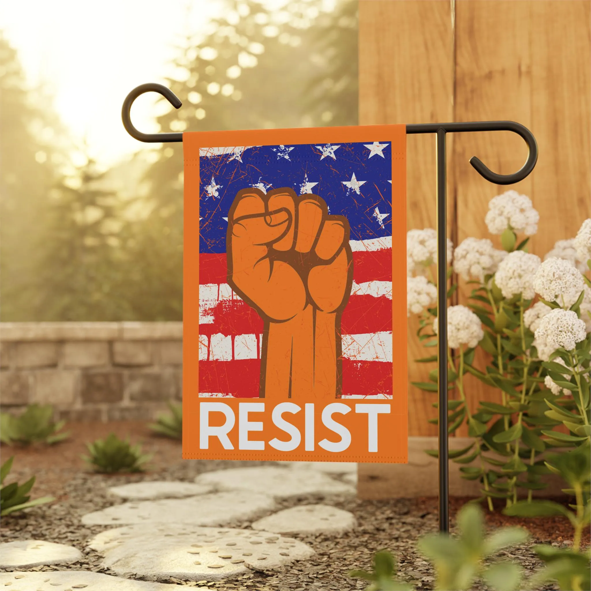 decor Diverse options elon musk fascism Act fast sign, pro democracy Trump Fuck broligarchy FDT merch, resist garden political Anti-Trump fuck the flag, deport