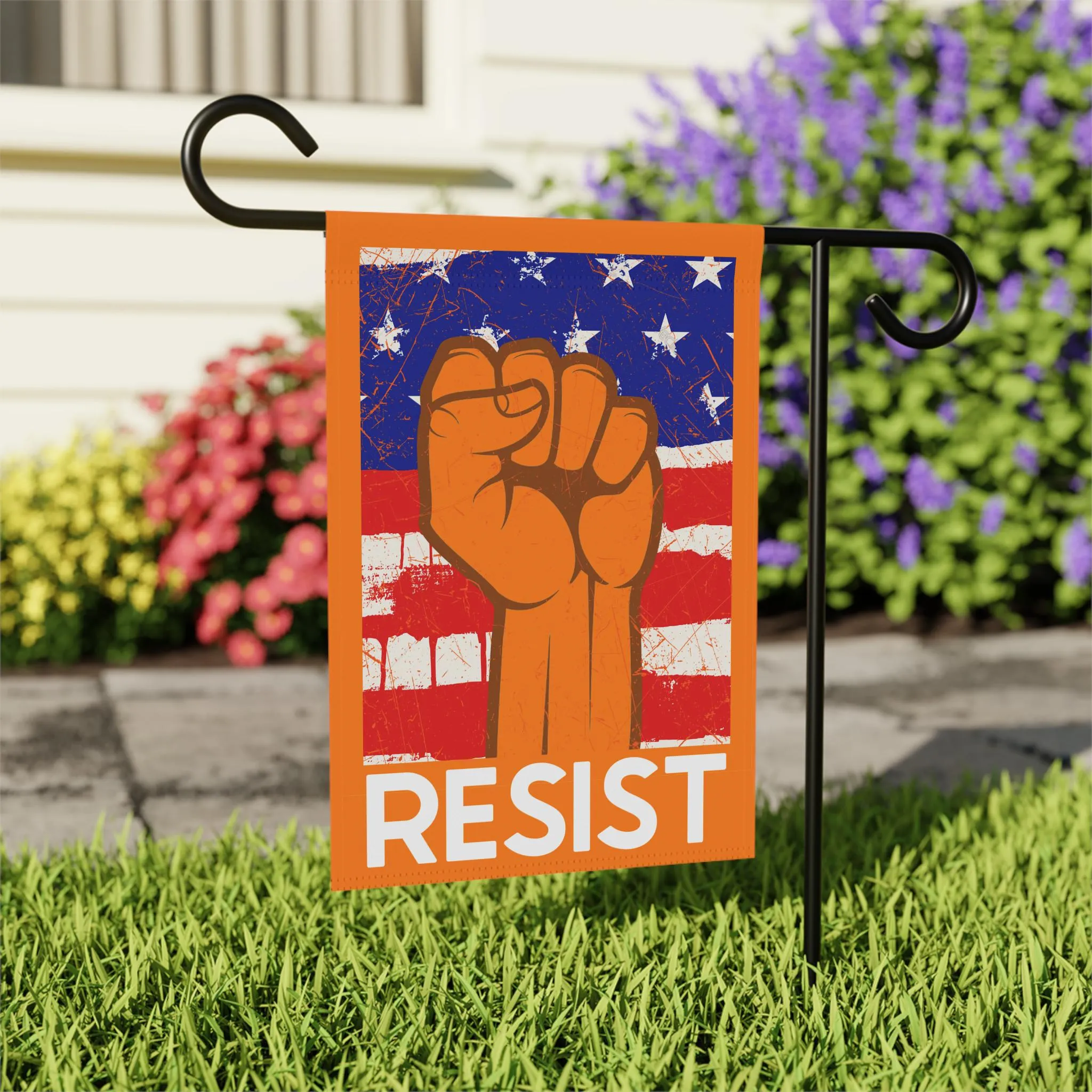 decor Diverse options elon musk fascism Act fast sign, pro democracy Trump Fuck broligarchy FDT merch, resist garden political Anti-Trump fuck the flag, deport