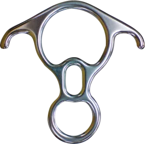 Delta Plus TC044 – Lightweight Aluminum Figure 8 for Rope Access & Fall Protection