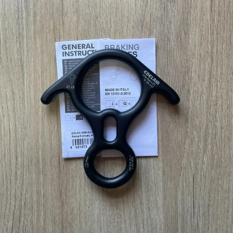 Descensor en Ocho Edelrid Rescue 8 - Con orejas