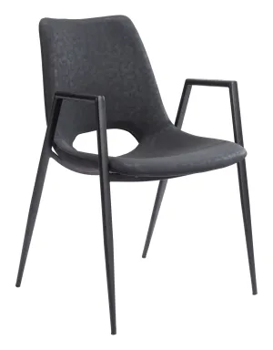 Desi Dining Chair  Black