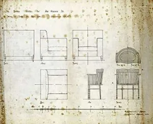 Designs For An Upholstered Chair 1909 Poster Print by Charles Rennie Mackintosh (20 x 24)