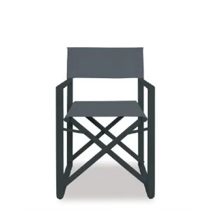 Director Folding Outdoor Chair - Gunmetal