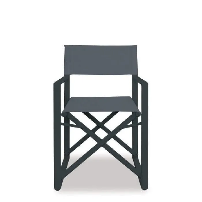 Director Folding Outdoor Chair - Gunmetal