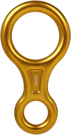 Downhill Descender Rappel Ring 8 Word Rope 35kn Strength Device for Climbing Equipment