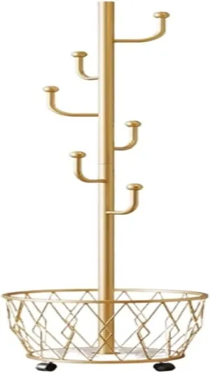 Drying Racks Wheeled Coat Rack Bedroom Clothes Rack Floor-Standing Mobile Clothes Rack Dirty Clothes Basket Storage Clothes Rail Pole,Black-A