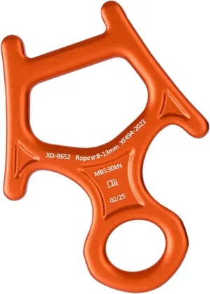 Efficient Climbing Descender High Strengths Aluminum Alloys Figures 8 Descender for Climbing and High Altitudes Tasks