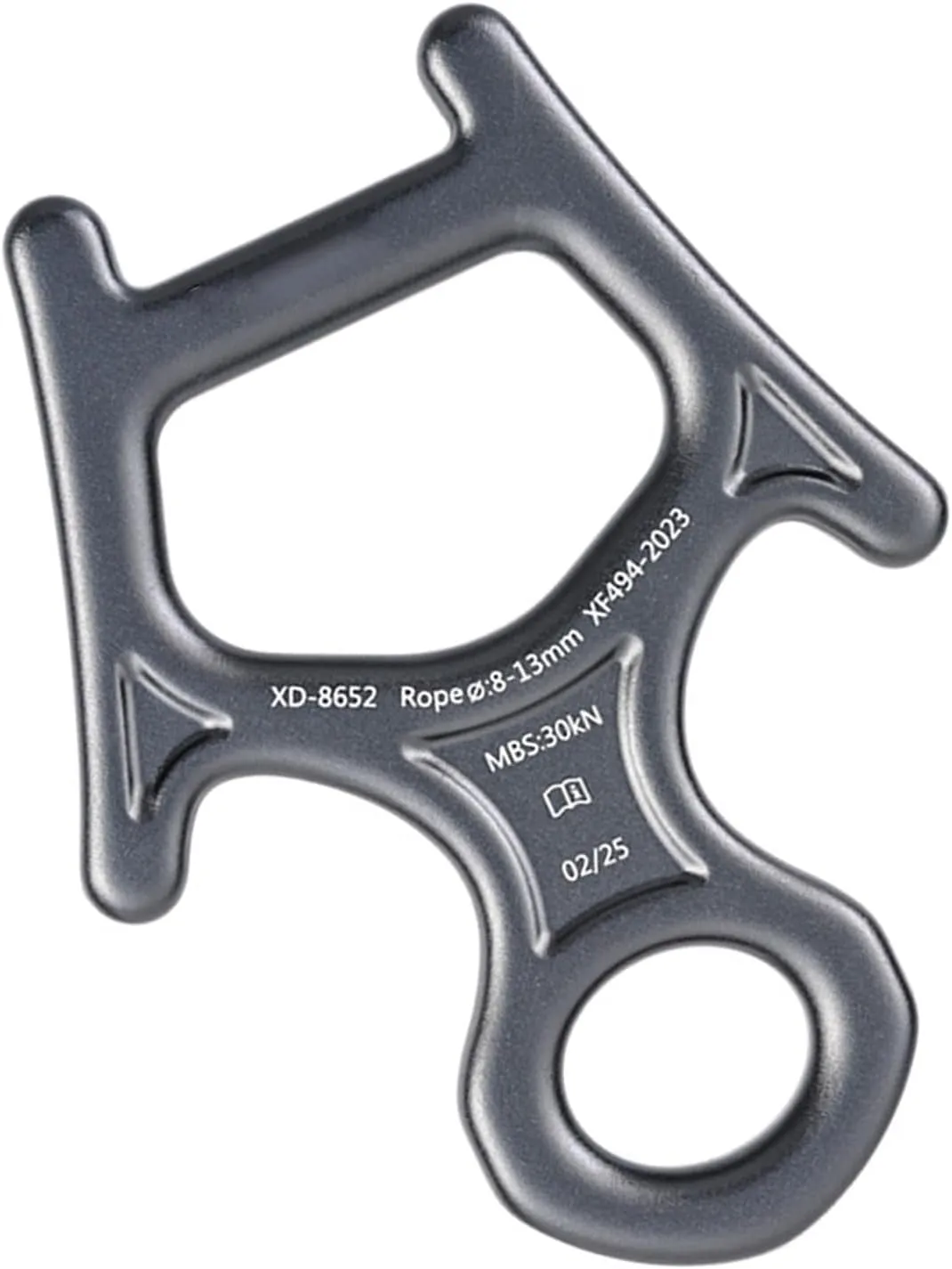 Efficient Climbing Descender High Strengths Aluminum Alloys Figures 8 Descender for Climbing and High Altitudes Tasks