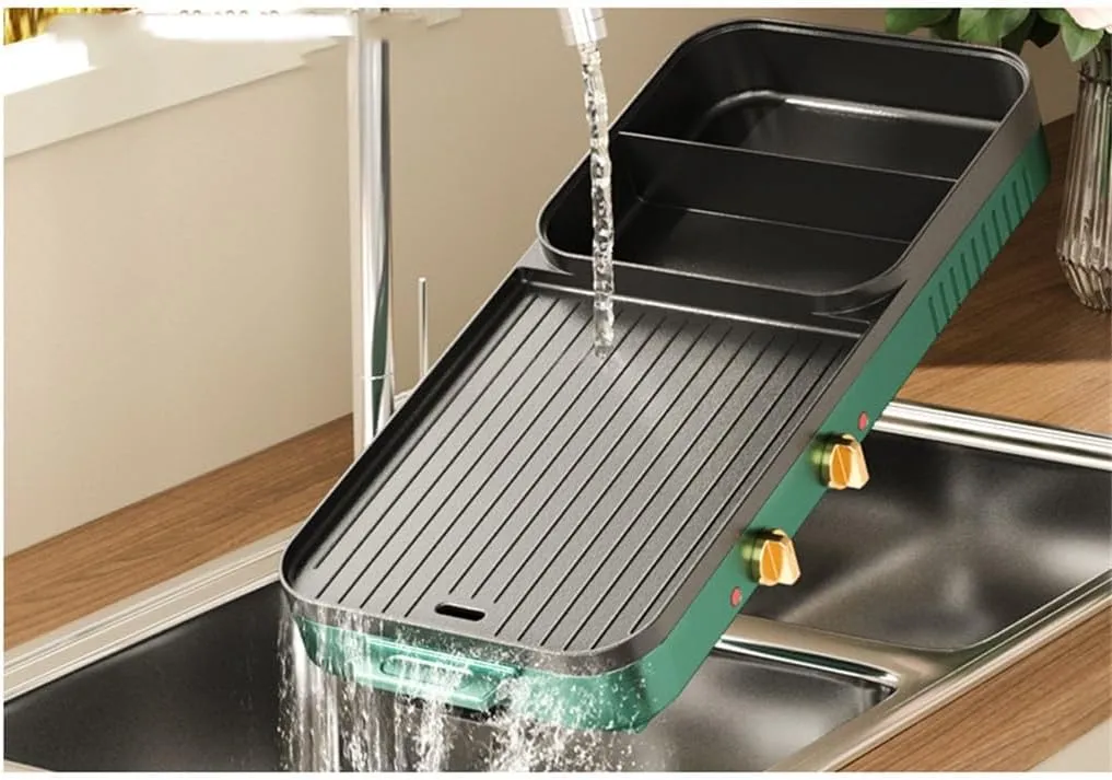 Electric Barbecue Stove Household Smokeless Baking Tray Both for Rinsing And Baking
