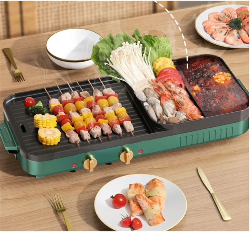 Electric Barbecue Stove Household Smokeless Baking Tray Both for Rinsing And Baking