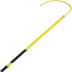Electrical Safety Rescue Pole, High Voltage Tower Safety Insulation Pull Rod, High Voltage Emergency Rescue Tool, Anti-Electric Shock Body Pull Hook, Suitable for Fire Electricians,3m