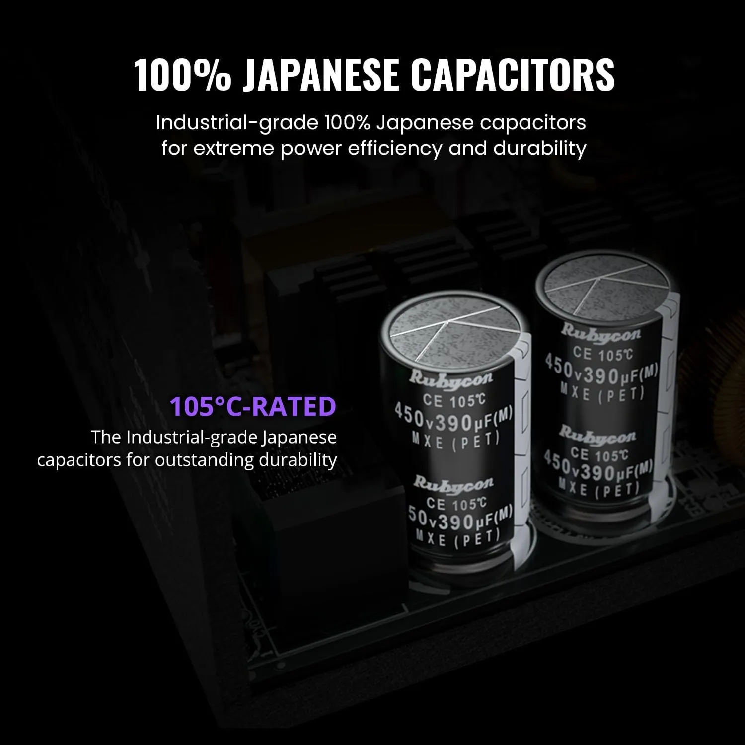 ENERMAX Revolution D.F. X 1200W Full Modular ARGB Power Supply 140mm - ATX 3.0 & PCIe 5.0 Compliant – ARGB Side Panel - 600W 12VHPWR Cable - 80 Plus Gold - 100% Jap Capacitors - Semi-Fanless Tech