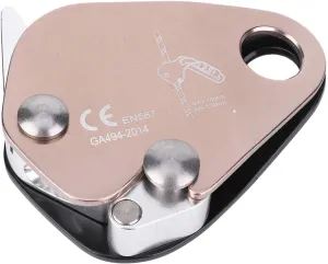 EVTSCAN Aluminum Climbing Descender Self-Braking Stop Rope Grab Stopper Gear for Mountaineering