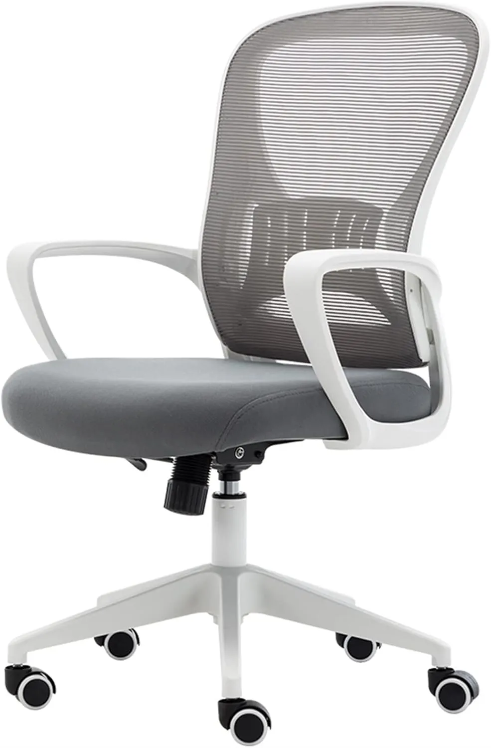 Executive Desk Chair Ergonomic Office Chair Desk Chair Breathable Mesh Back PC Chair with Lumbar Support Arms Adjustable Swivel Rolling Task Mid Back Executive Chair Office Chair (Color : A)