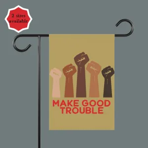 FDT Good Resistance Exclusive offer house merch Movement Energy-efficient Make Trump Fuck socialist garden flag, Anti-MAGA flag, Anti-Trump merch flag, Trouble solidarity
