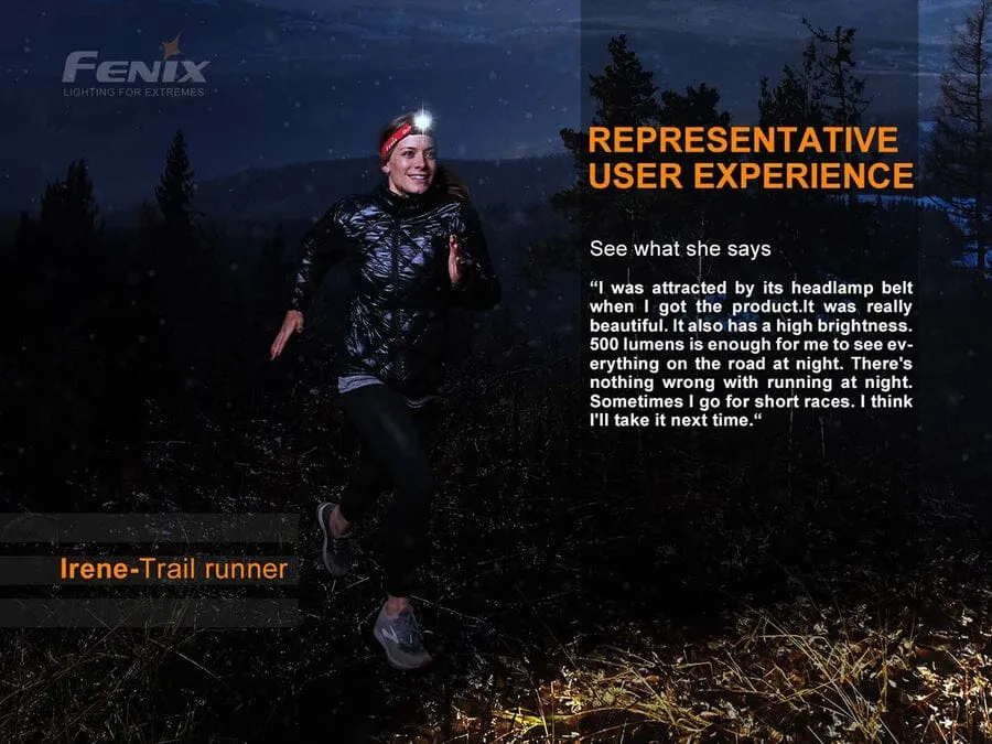 Fenix HL18R-T XP-G3 S3 USB Rechargeable Headlamp