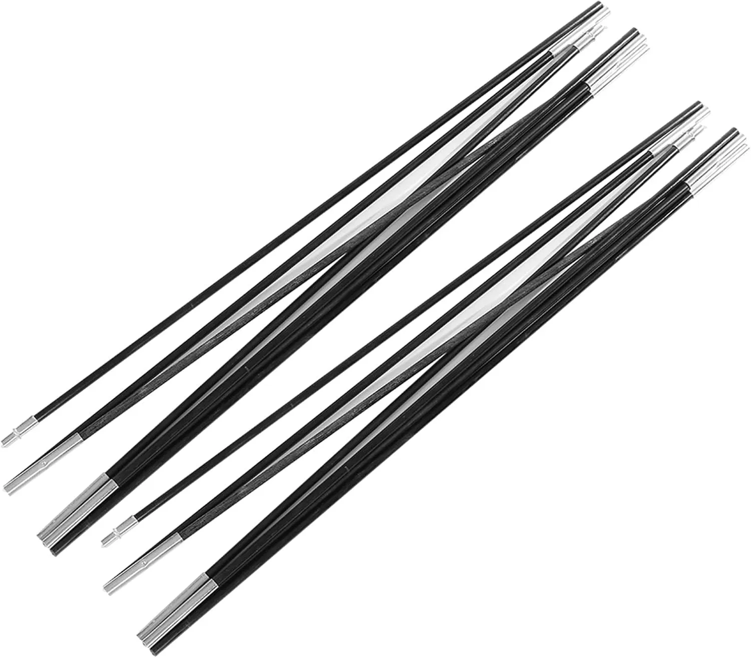 Fiberglass Camping Tent Pole Bars Kit, 3.96M Portable Lightweight Foldable AntiRust, Heat Resisting with Soft Places, Soil, Meadow,