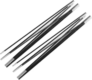 Fiberglass Camping Tent Pole Bars Kit, 3.96M Portable Lightweight Foldable AntiRust, Heat Resisting with Soft Places, Soil, Meadow,