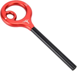 FILFEEL Rescue Figure, 9 Shape Upgrade 8 Descender Climbing Gear Downhill Equipment Easy Operation Rigging Plate Aluminum Alloy Rigging Plate for Rock Climbing Belaying and Rappeling Device