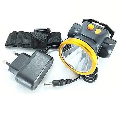 Finate Rechargeable 18650 Long Lasting Headlights Head Torch for Rubber Tapping, Camping, Cycling, Trekking headlamp