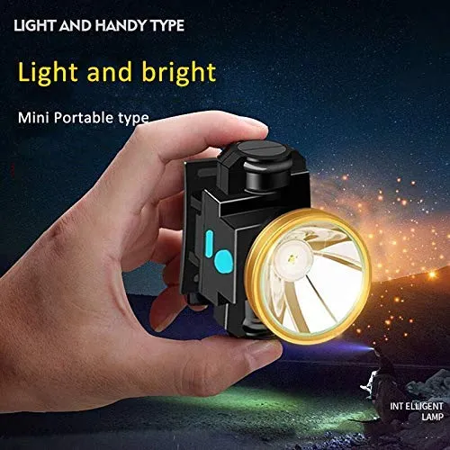 Finate Rechargeable 18650 Long Lasting Headlights Head Torch for Rubber Tapping, Camping, Cycling, Trekking headlamp