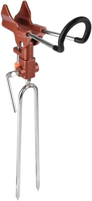 Fishing Pole Rod Stand Bracket Adjutable Stable Aluminium Alloy Fishing Rod Ground Holder Bracket Fishing Tackle Accessory