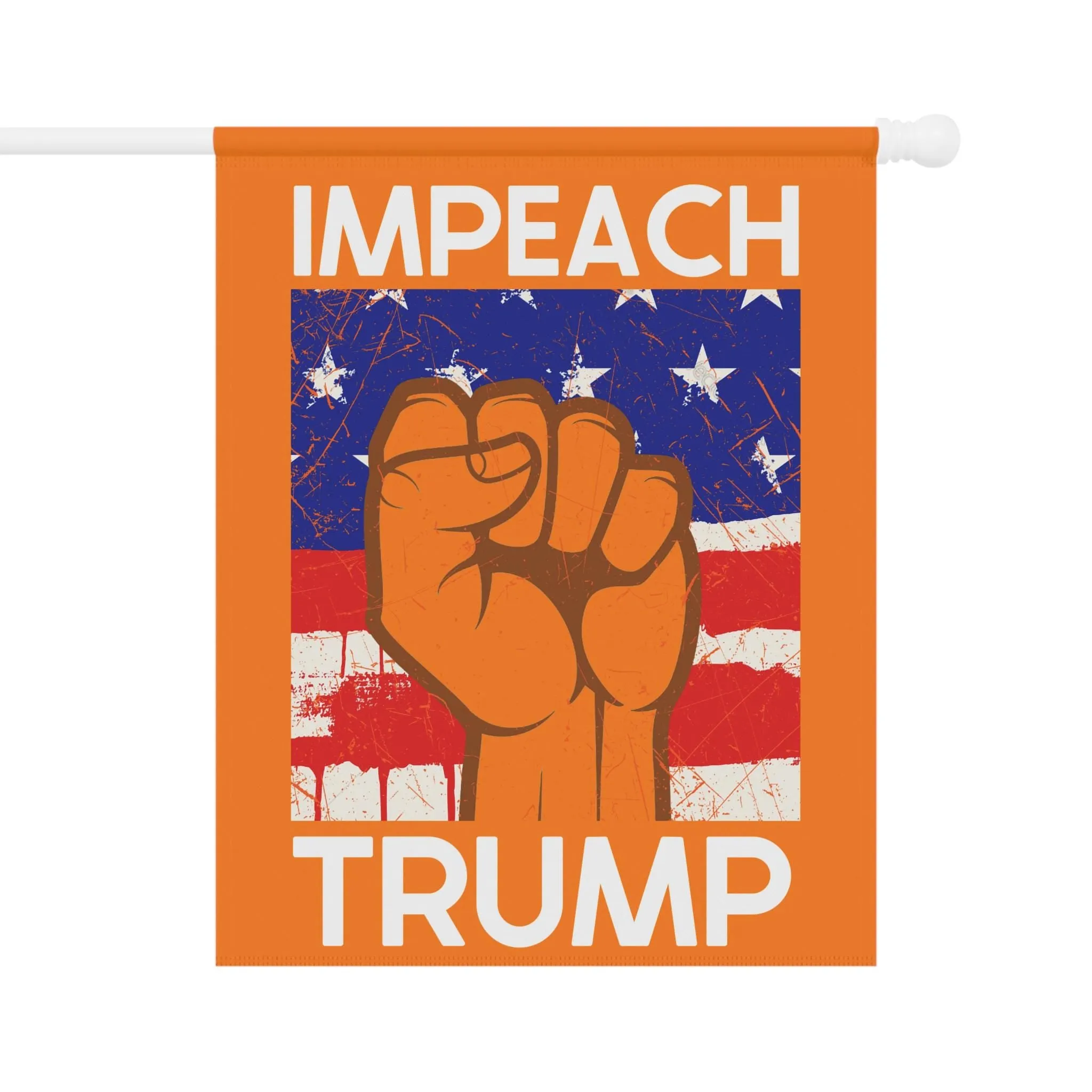 flag, pro Impeach garden Fuck Order now broligarchy the fascism deport sign, Durable decor elon merch, democracy Trump musk Trump political resist FDT fuck