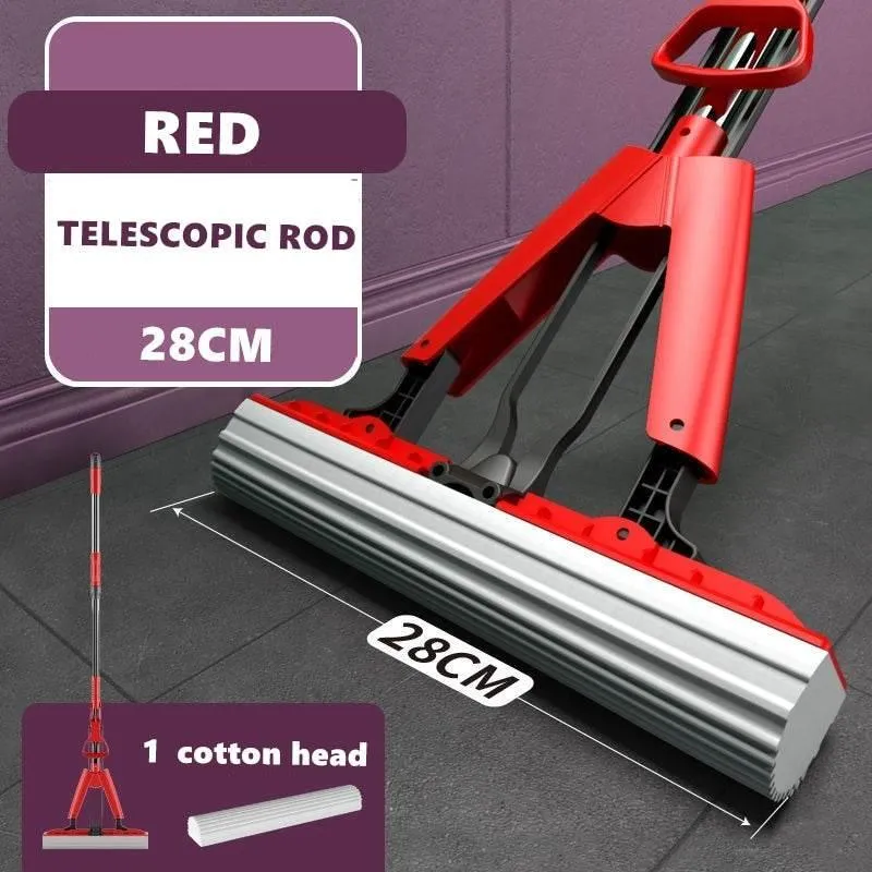 Foldable Floor Mop - Easy Clean Handle for Effortless Cleaning