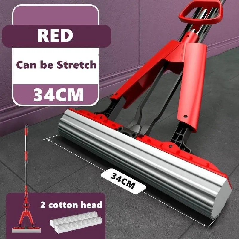 Foldable Floor Mop - Easy Clean Handle for Effortless Cleaning