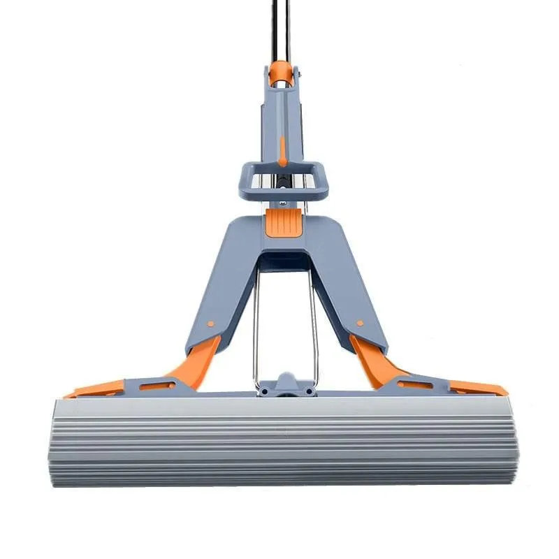 Foldable Floor Mop - Easy Clean Handle for Effortless Cleaning