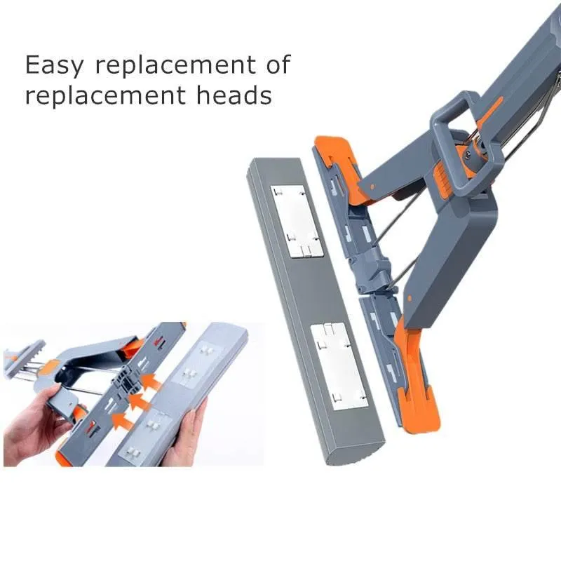 Foldable Floor Mop - Easy Clean Handle for Effortless Cleaning